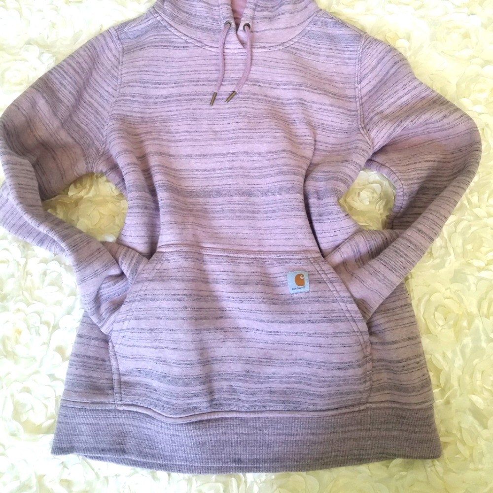 Carhartt purple and black cozy pullover sweatshirt